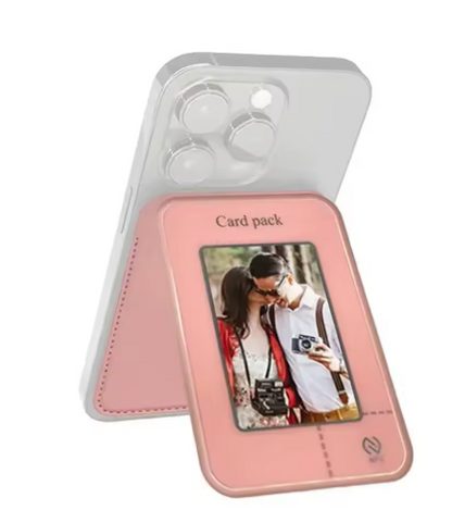 E-ink Screen Card Holder Magnetic Bracket Phone Case